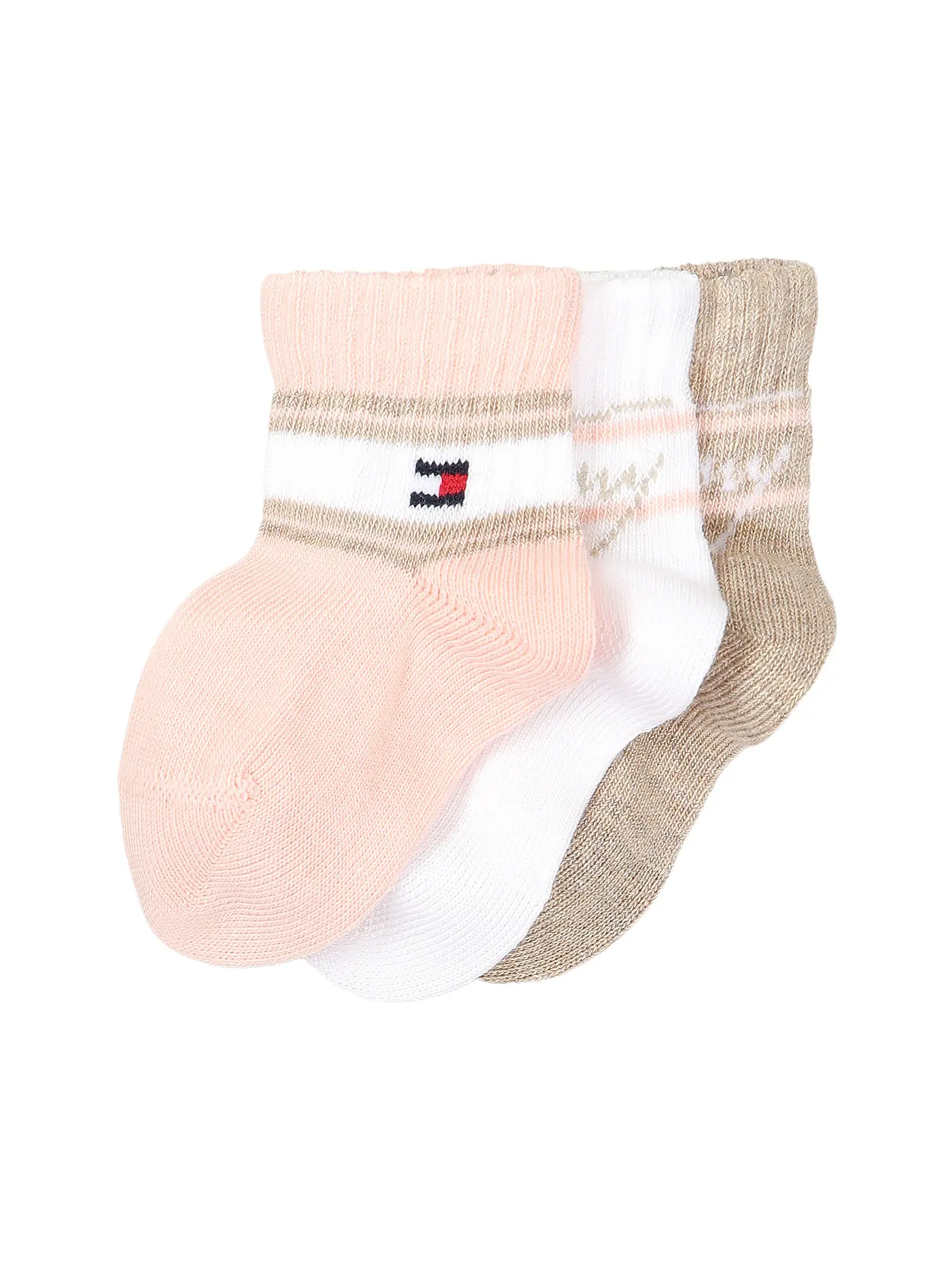 TOMMY HILFIGER | Mädchen Socken Geschenkebox 3er Pkg pink combo | 